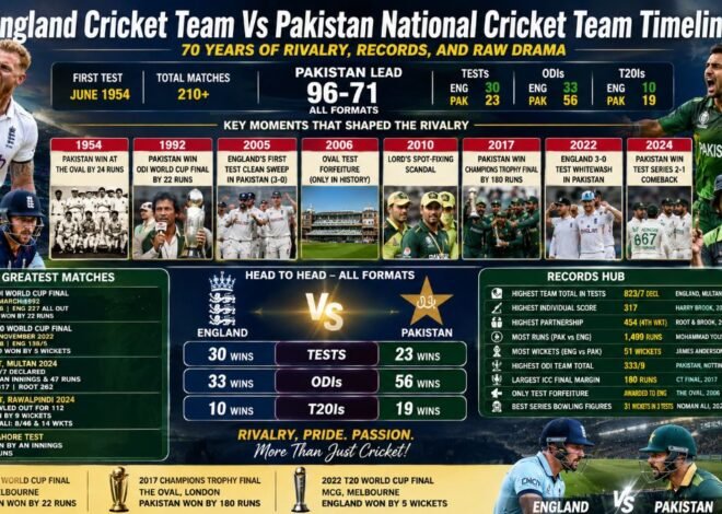 England Cricket Team vs Pakistan National Cricket Team Timeline: 70 Years of Rivalry, Records, and Raw Drama