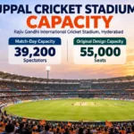 uppal cricket stadium capacity